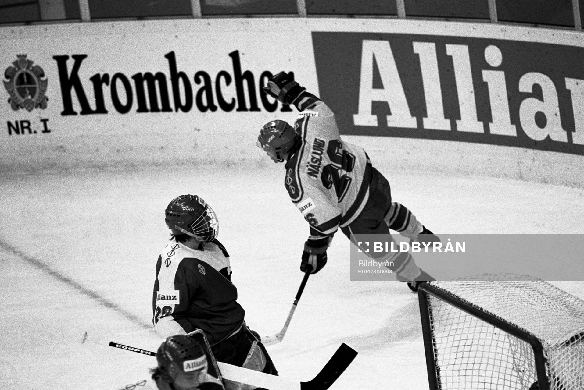 Mats Näslund, Sverige, jublar