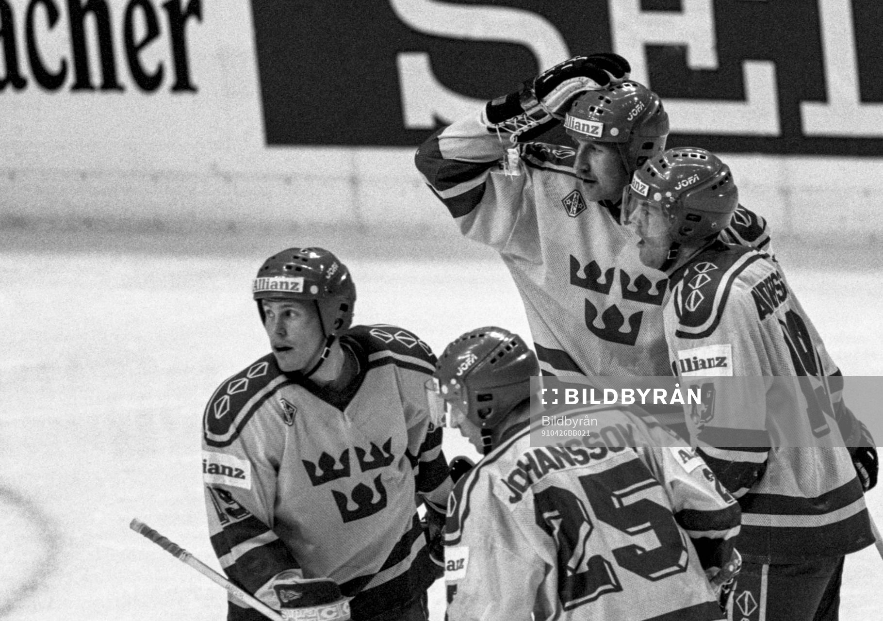 Mats Sundin, Mikael Johansson, Peter Andersson, Sverige