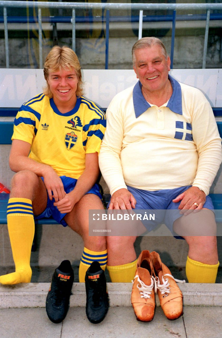 Gunnar Nordahl och Tomas Brolin, Sverige