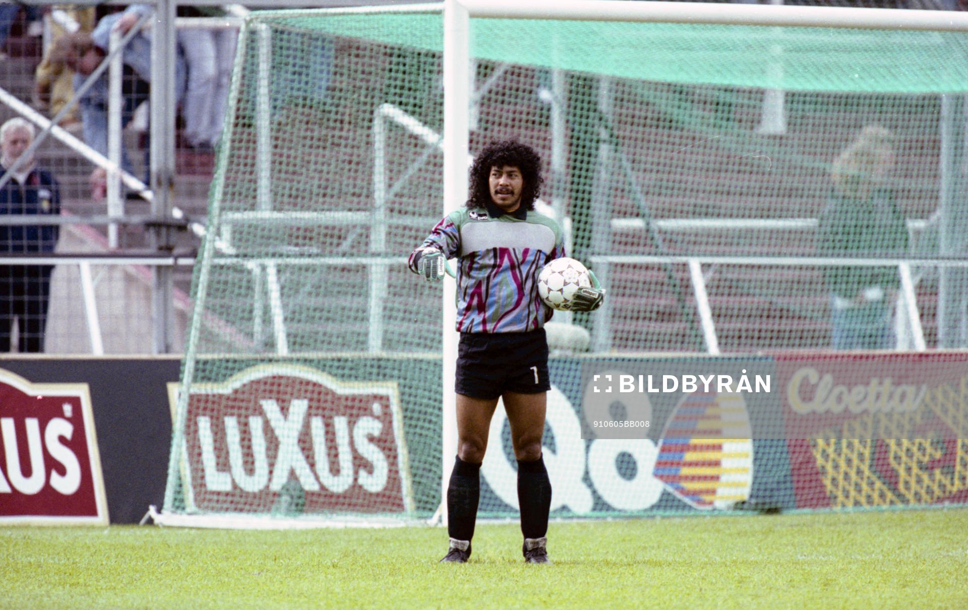 René Higuita, målvakt, Colombia