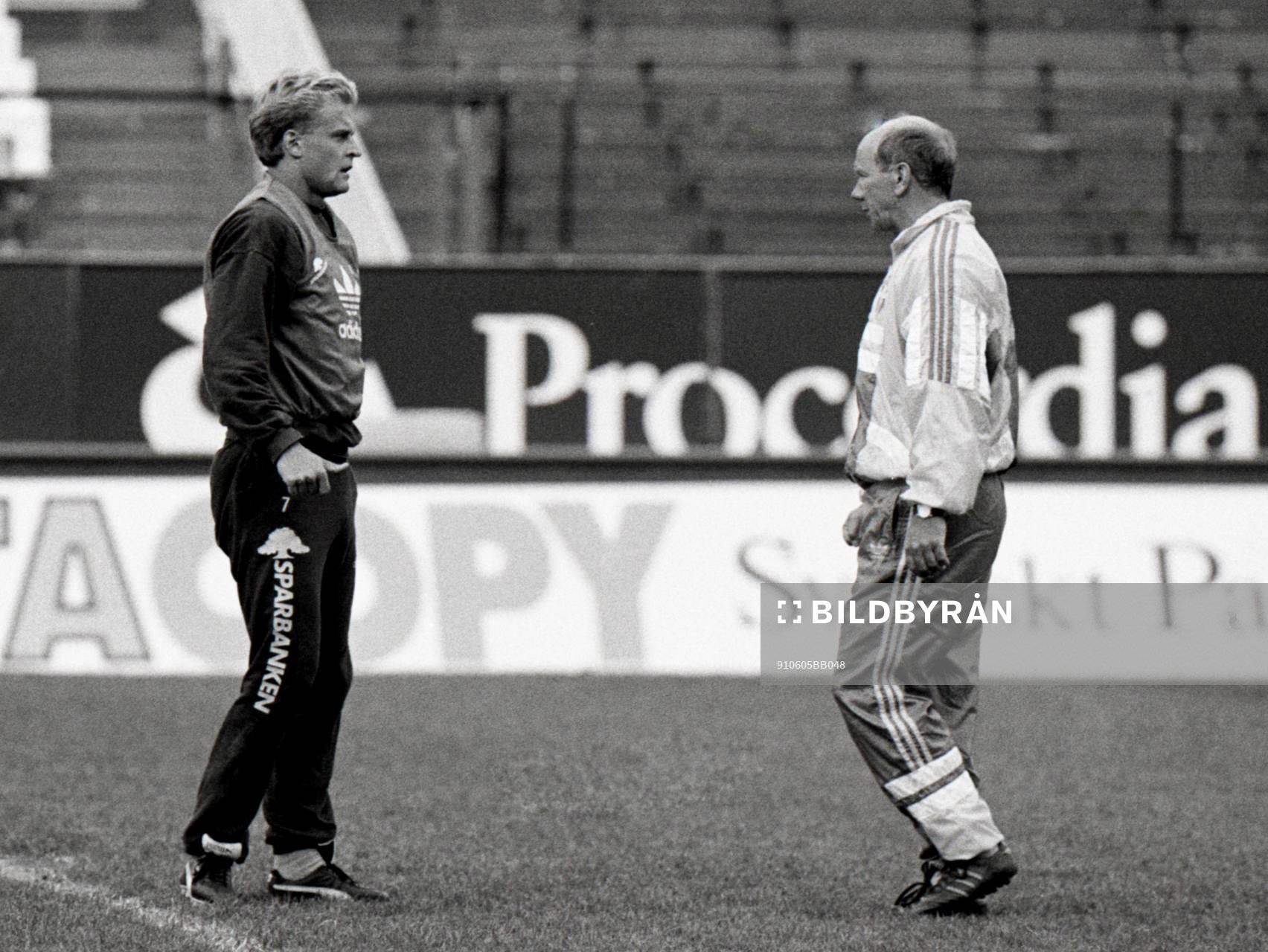 Jonas Thern och Tommy Svensson, förbundskapten