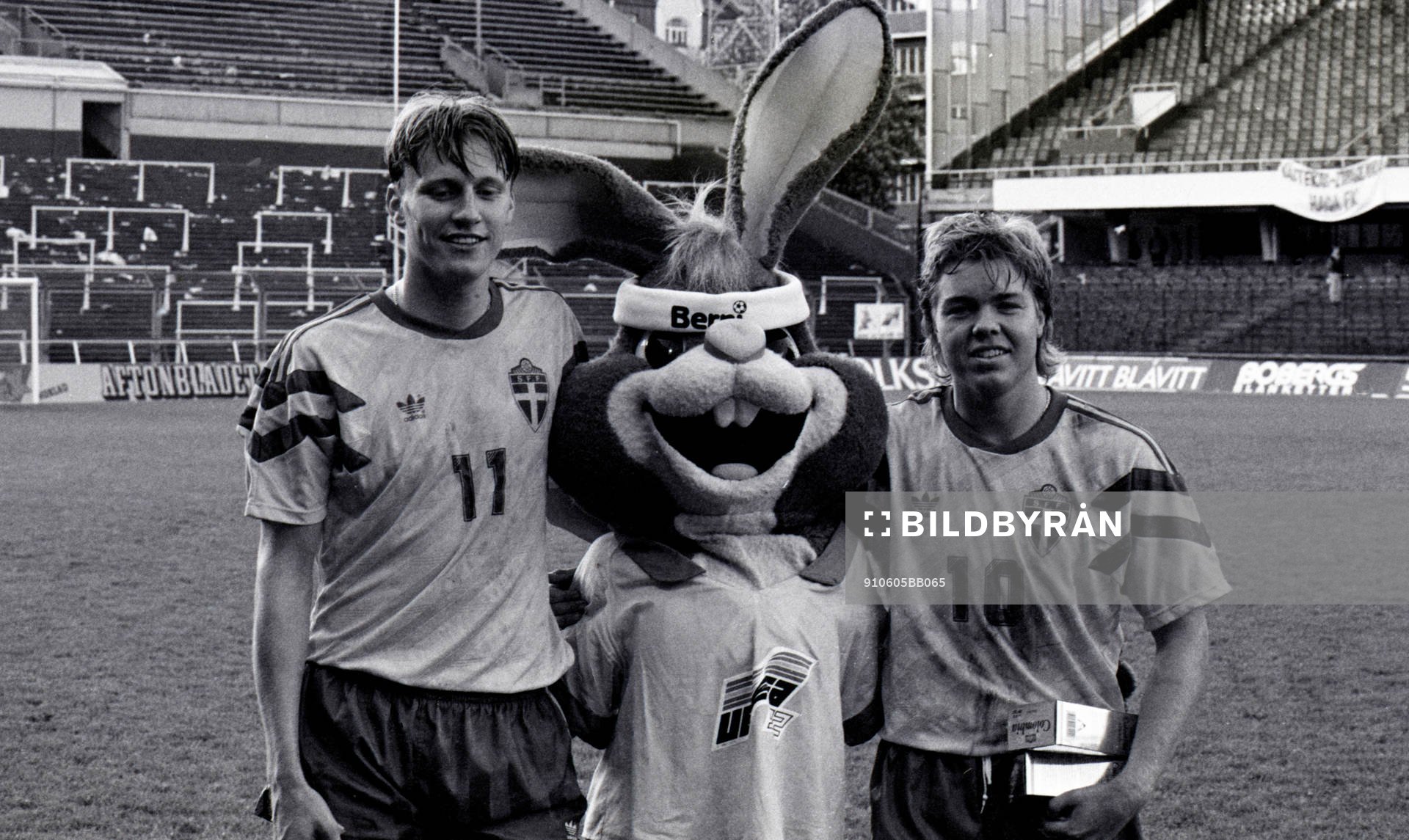 Kennet Andersson, Bernie, maskot och Tomas Brolin