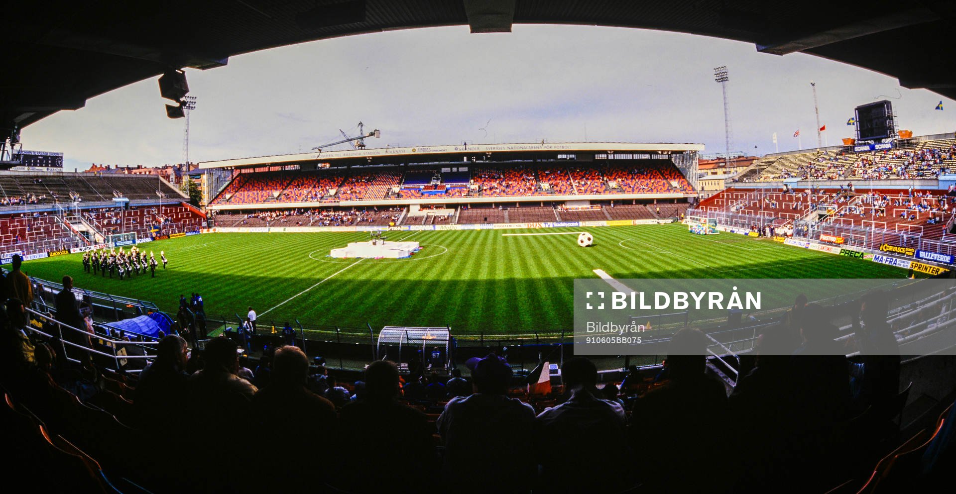 Fotboll, Råsunda Fotbollstadion.