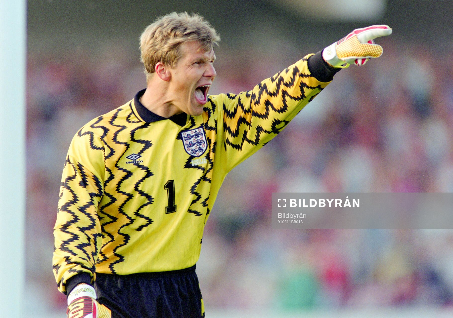 Englands goalkeeper Chris Woods