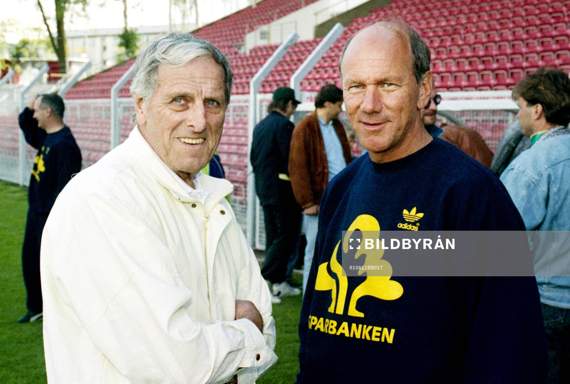 F.d förbundskapten Georg Åby Ericson och Tommy Svensson