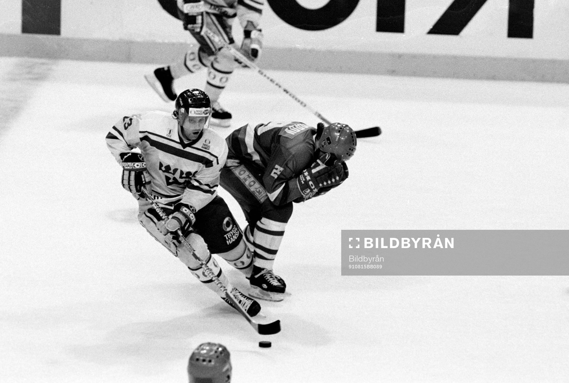 Lars Edström, Sverige med pucken
