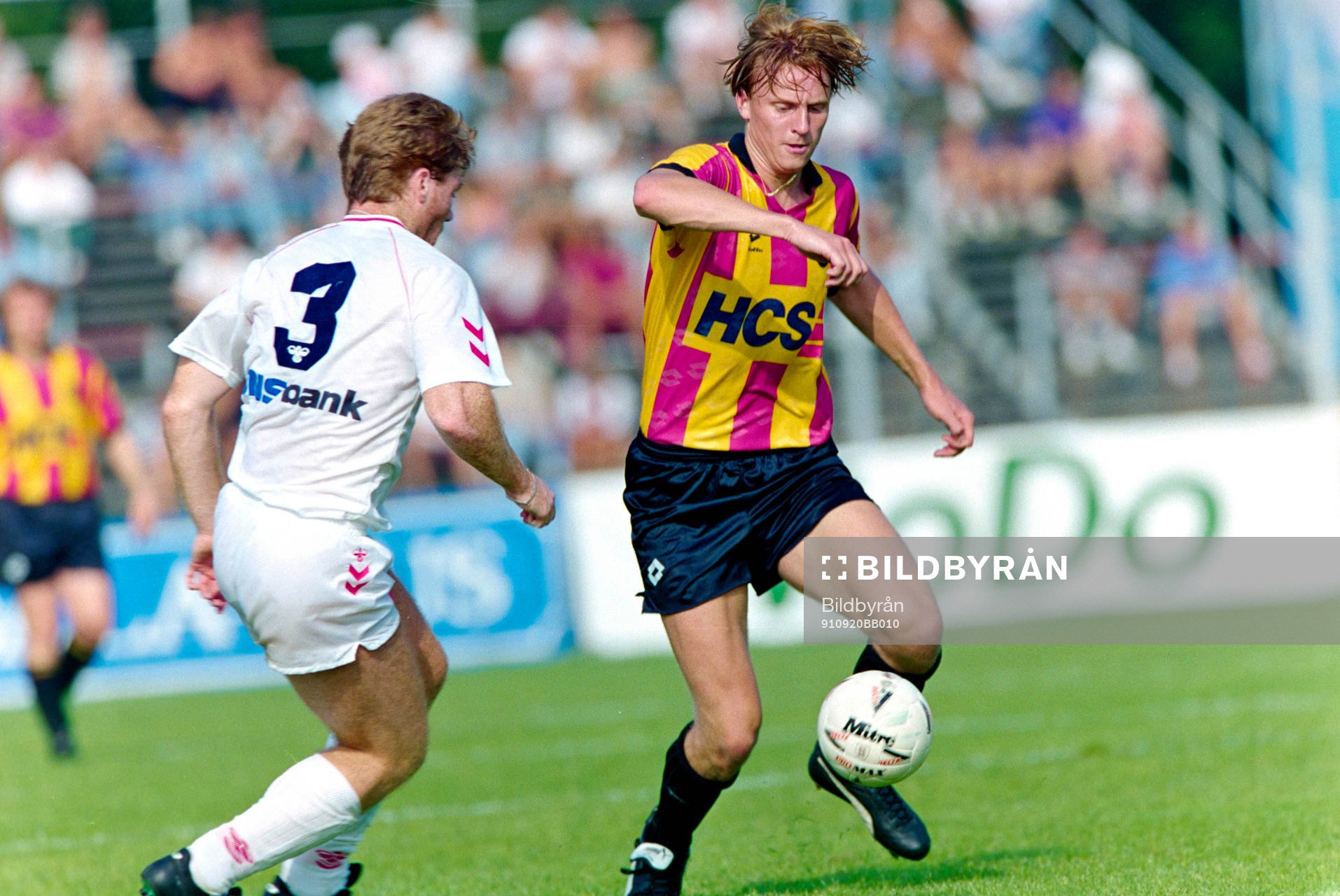 Kennet Andersson på en träningsmatch i Karlstad