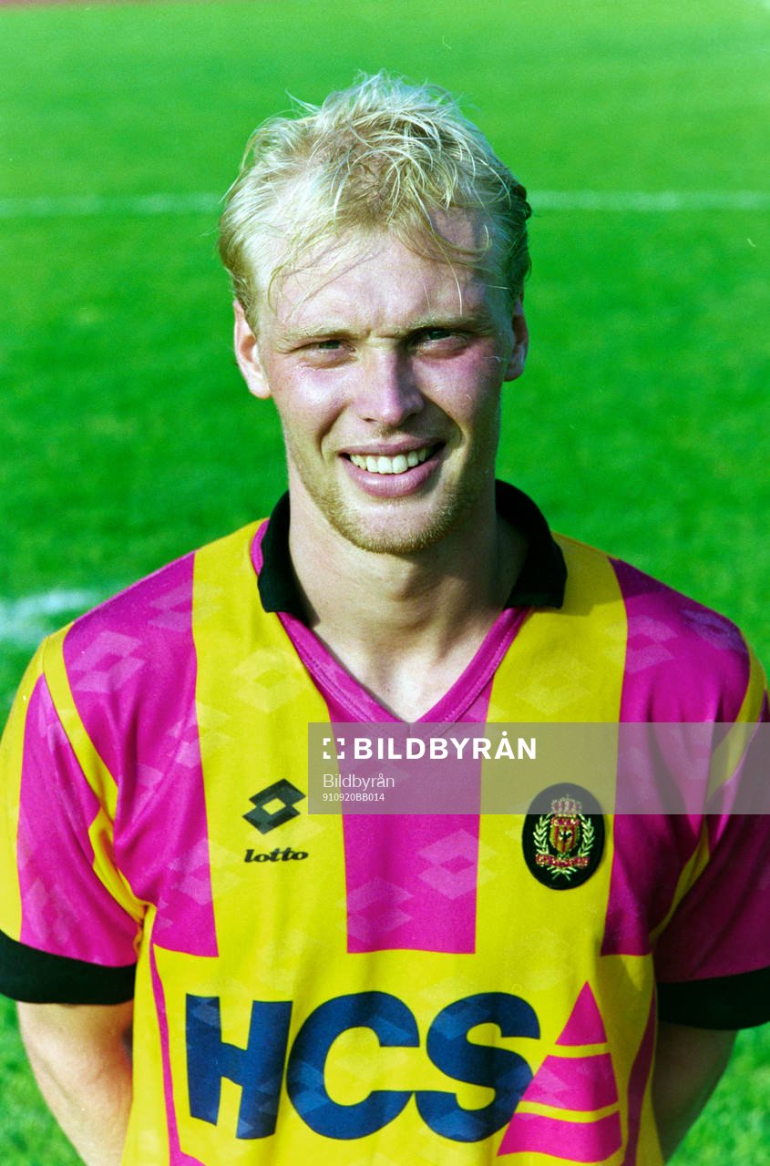 Klas Ingesson på en träningsmatch i Karlstad