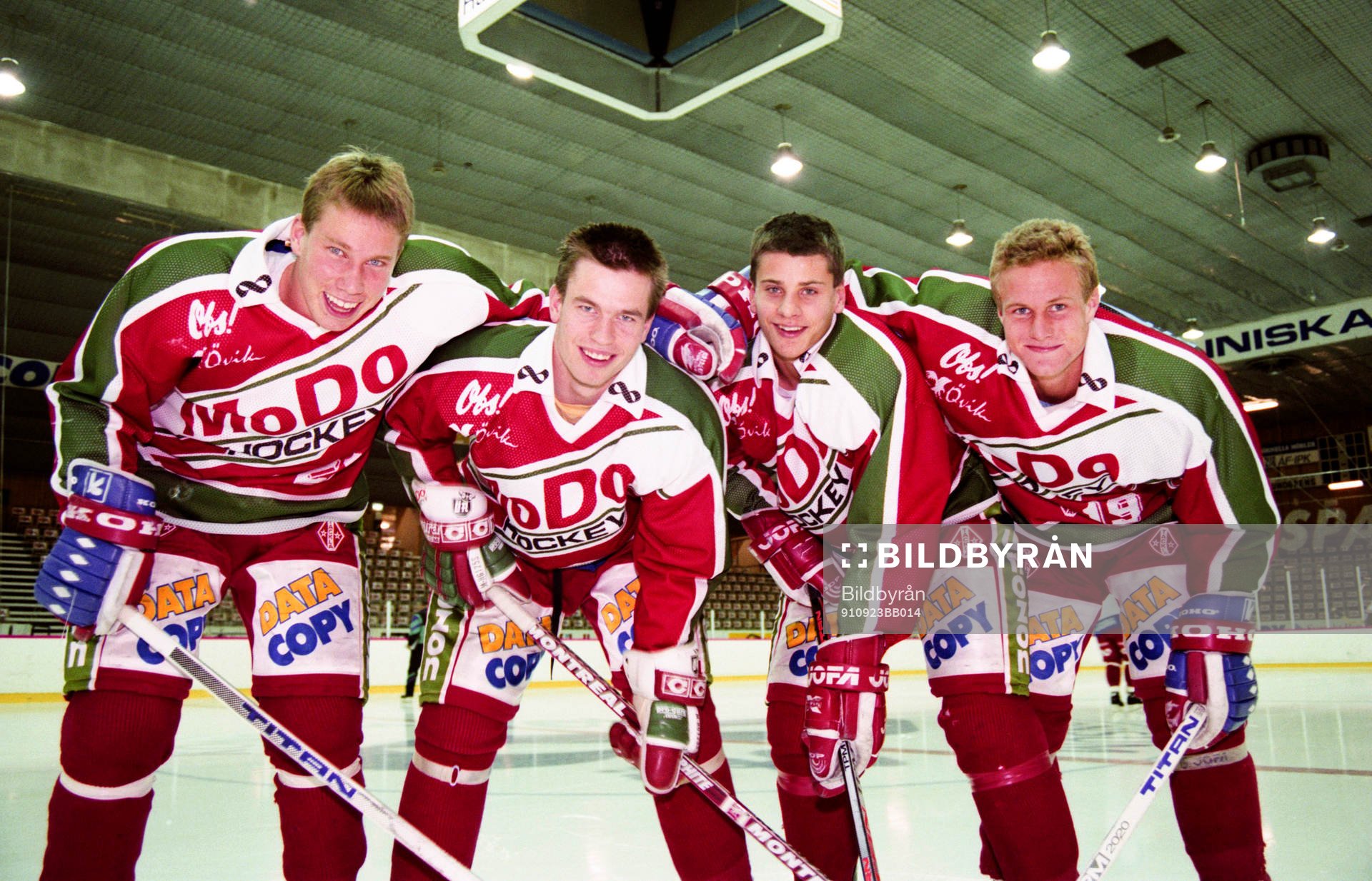 Modos spelare födda 1973, fr. v Peter Forsberg, Magnus