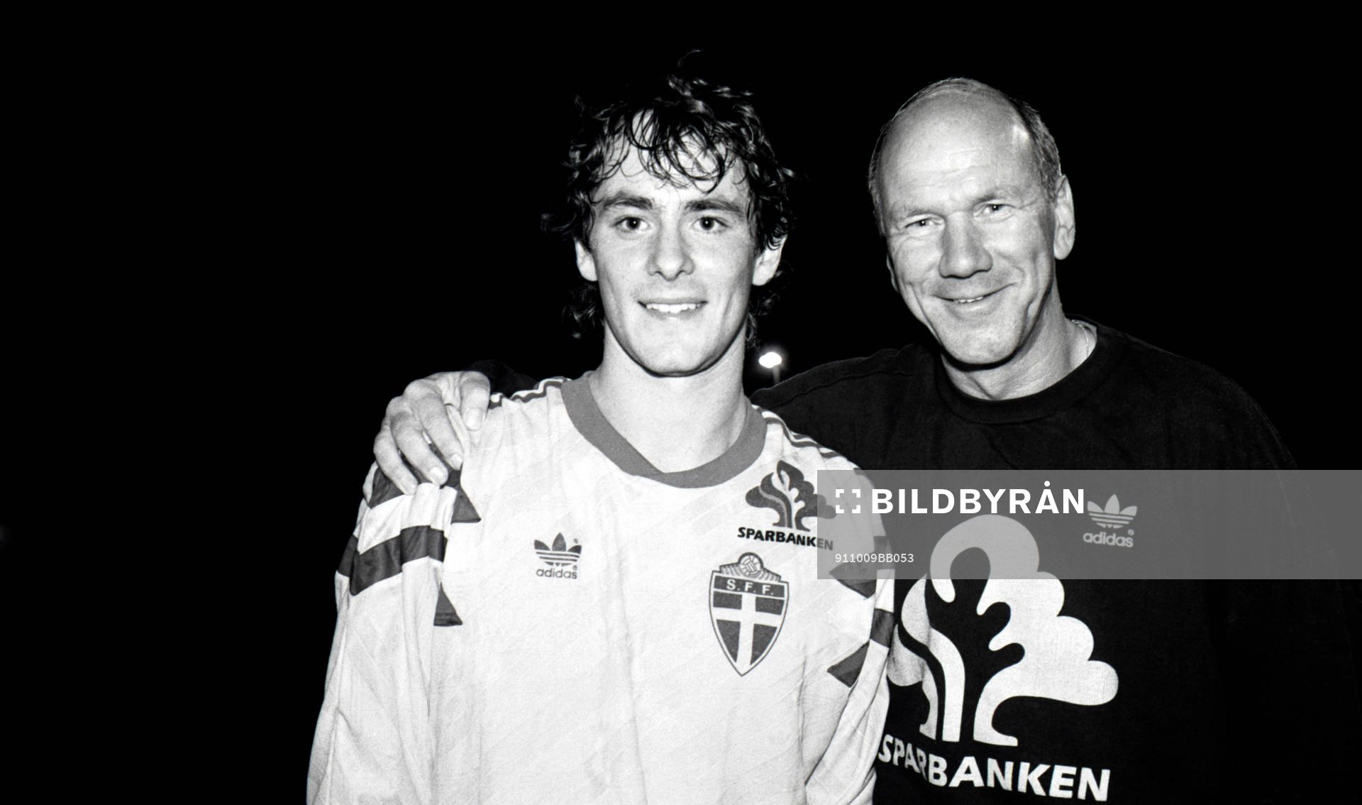 Ken Burvall och Tommy Svensson, förbundskapten, Sverige