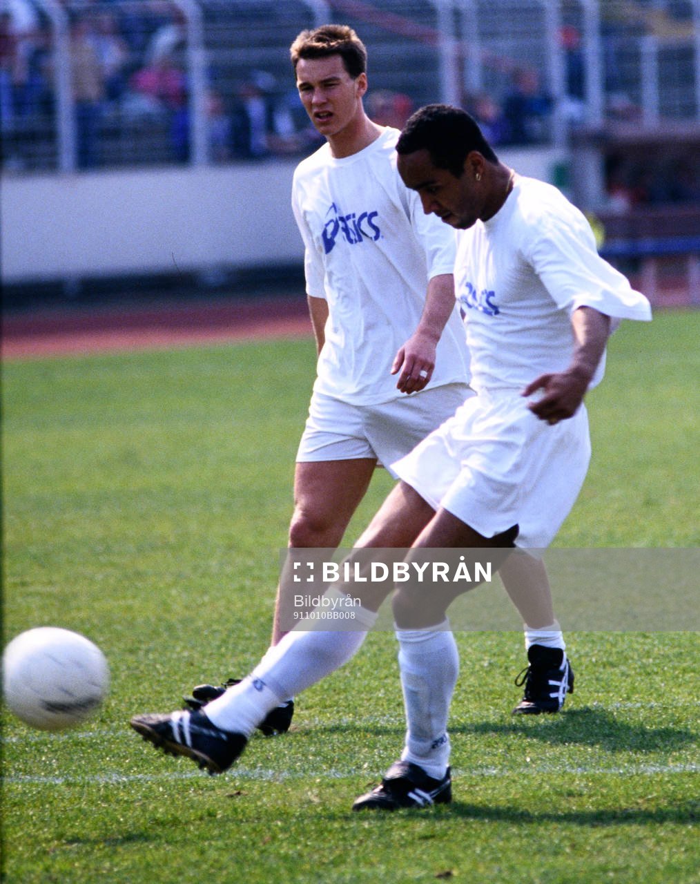 Patrik Andersson och Martin Dahlin, Mönchengladbach, på