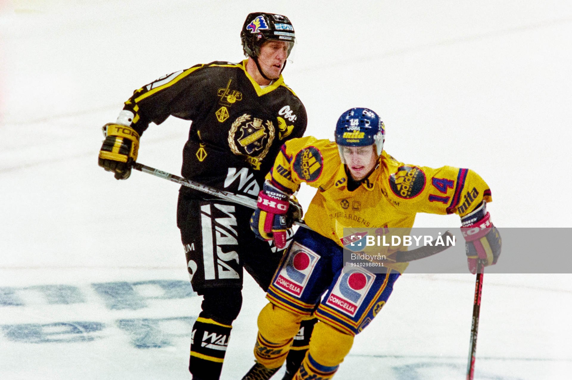 Börje Salming, AIK hakar djurgårdens Magnus Jansson