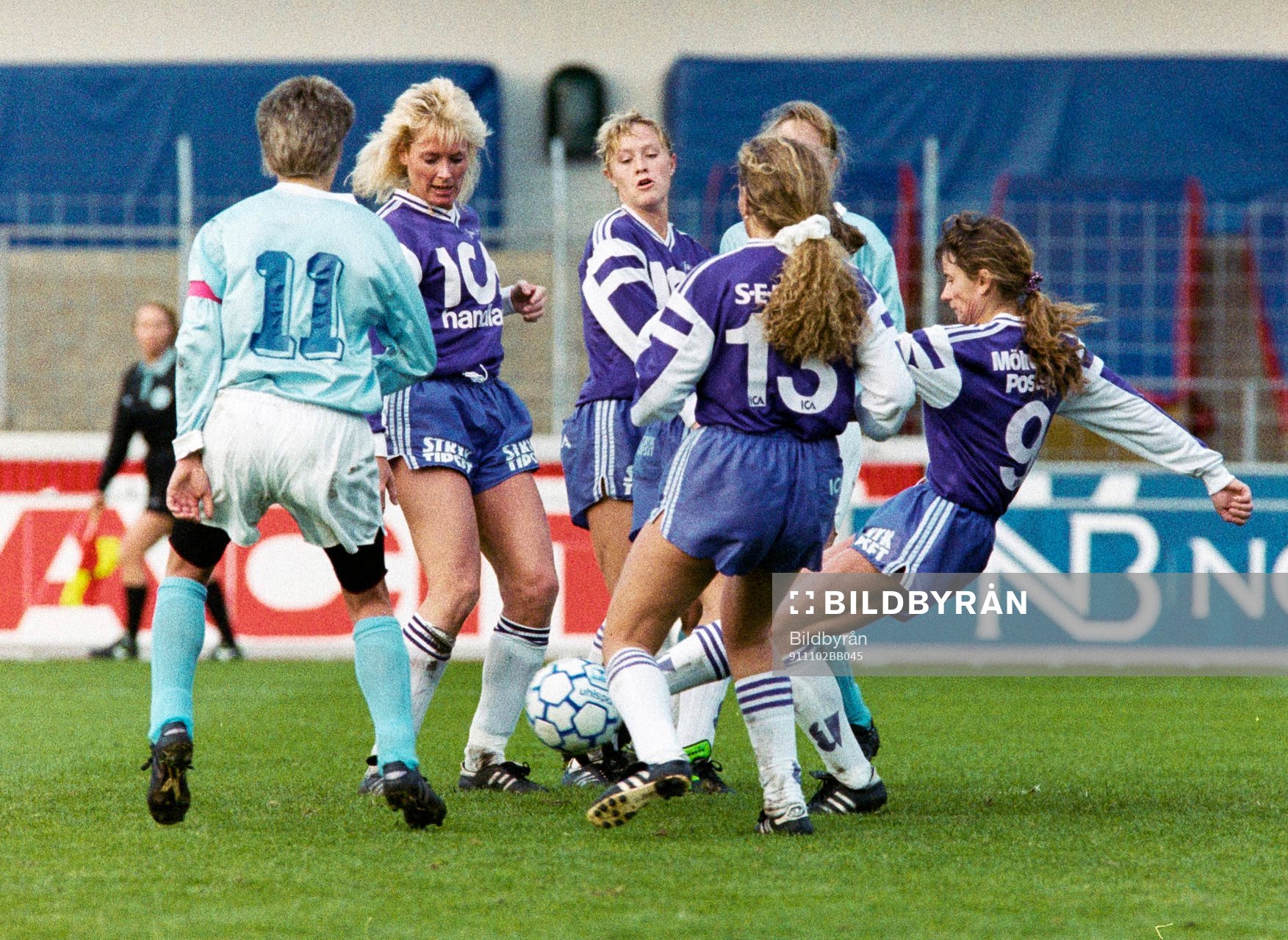 Lena Videkull, Malmö i kamp om bollen med Anette Hansson,