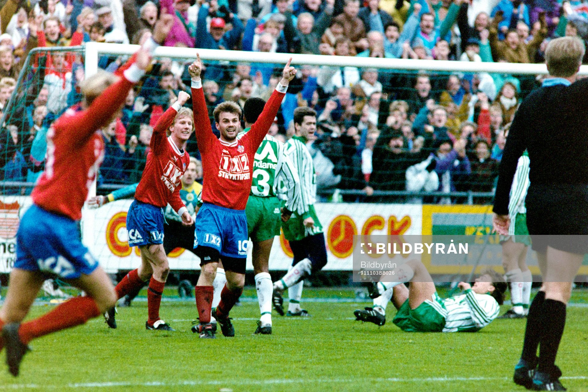 Fotboll, Kval, Allsvenskan, Helsingborg - Västra
