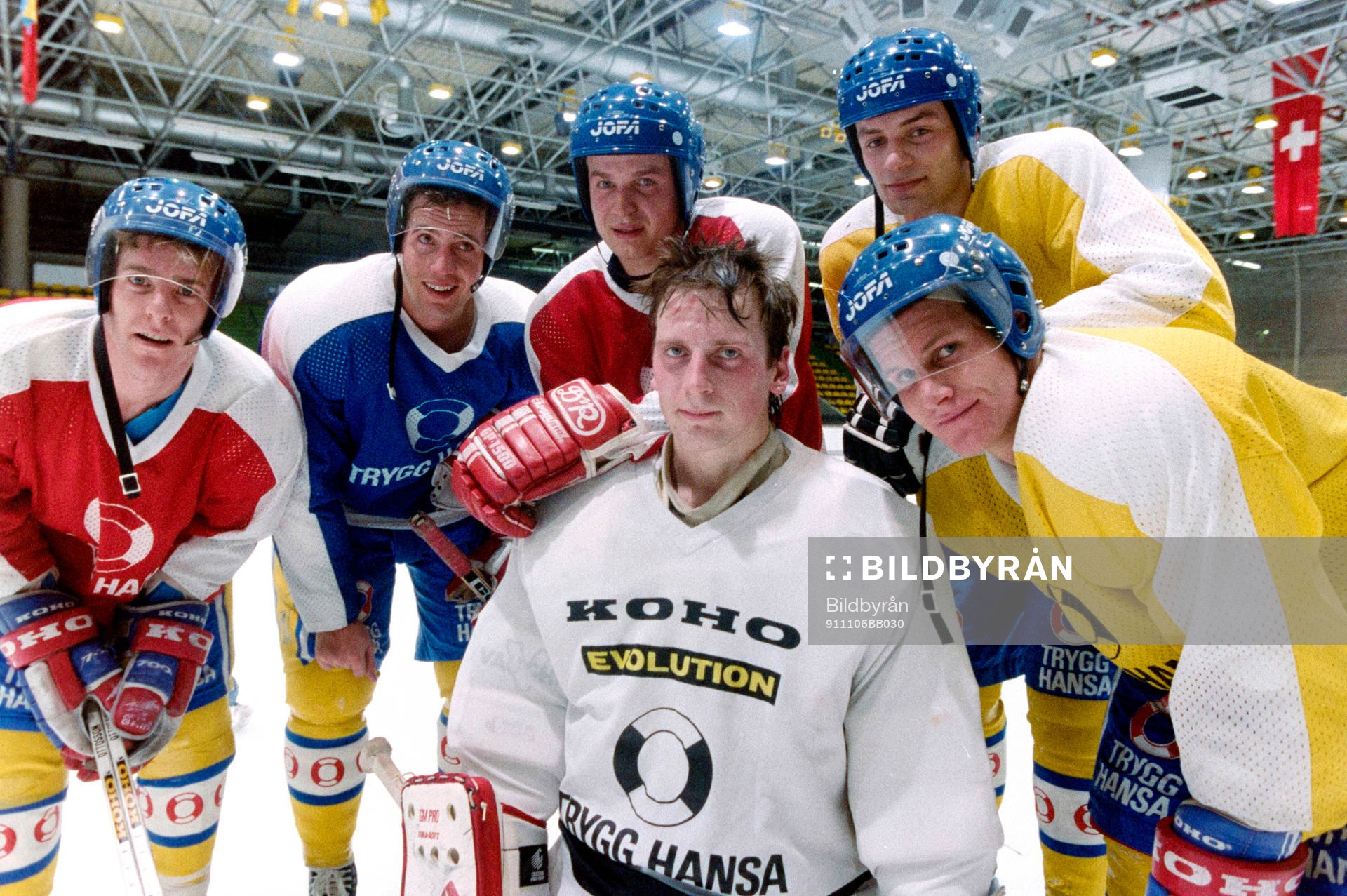 Debutanter i Sverige. Fr. v Peter Ottosson, Roger Hansson,
