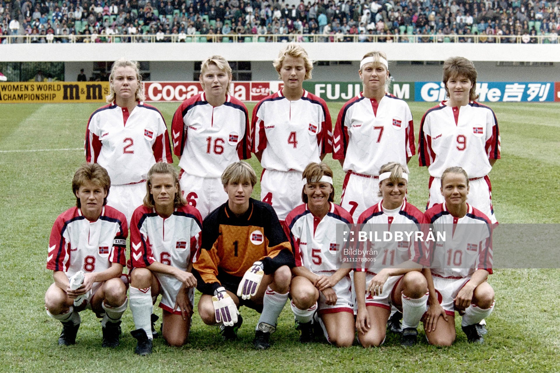 Norges startelva: Bakre raden  fr v, Cathrine Zaborowski,