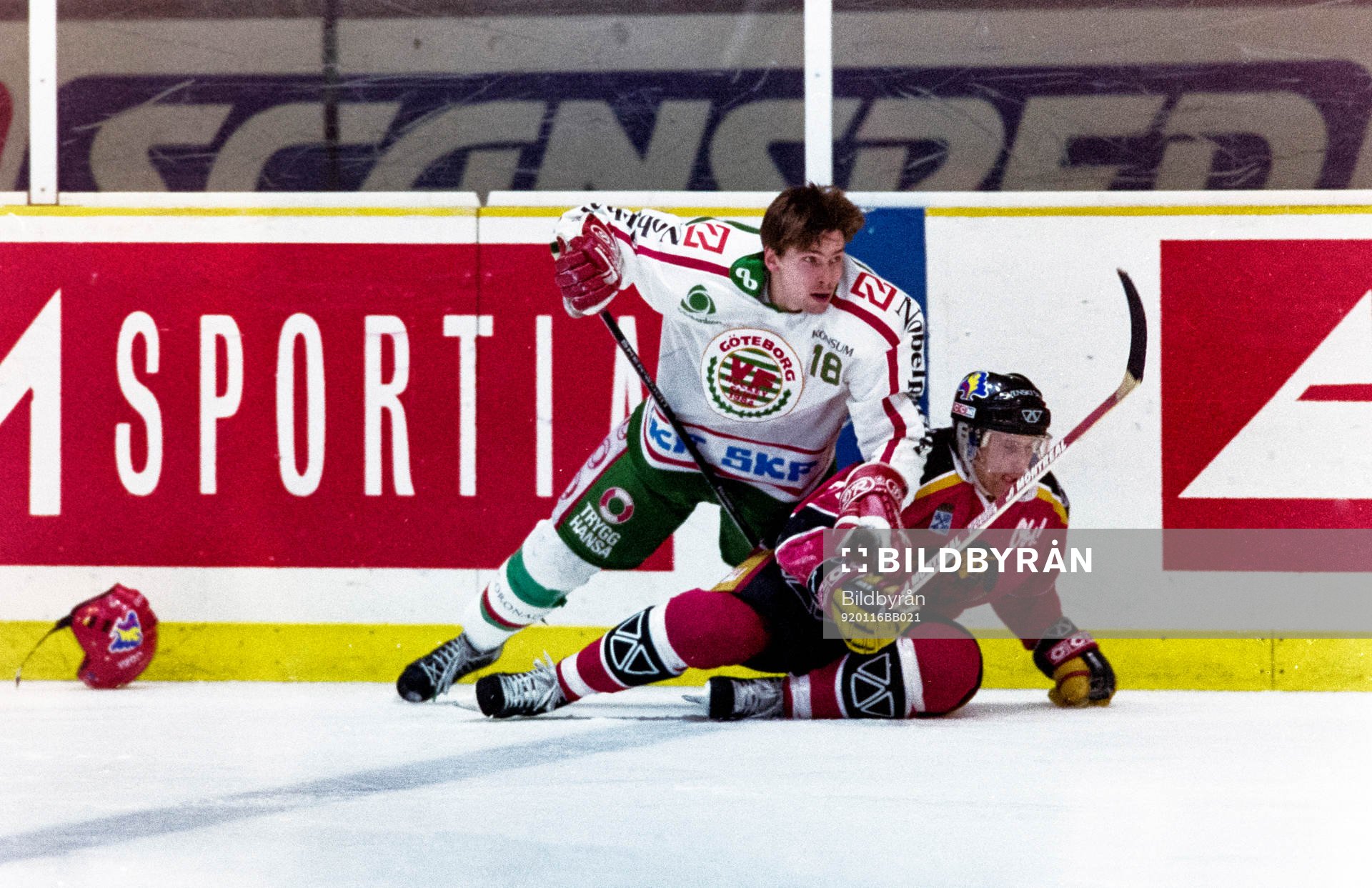 Frölundas Stefan Axelsson och Lars Edström, Luleå i kamp