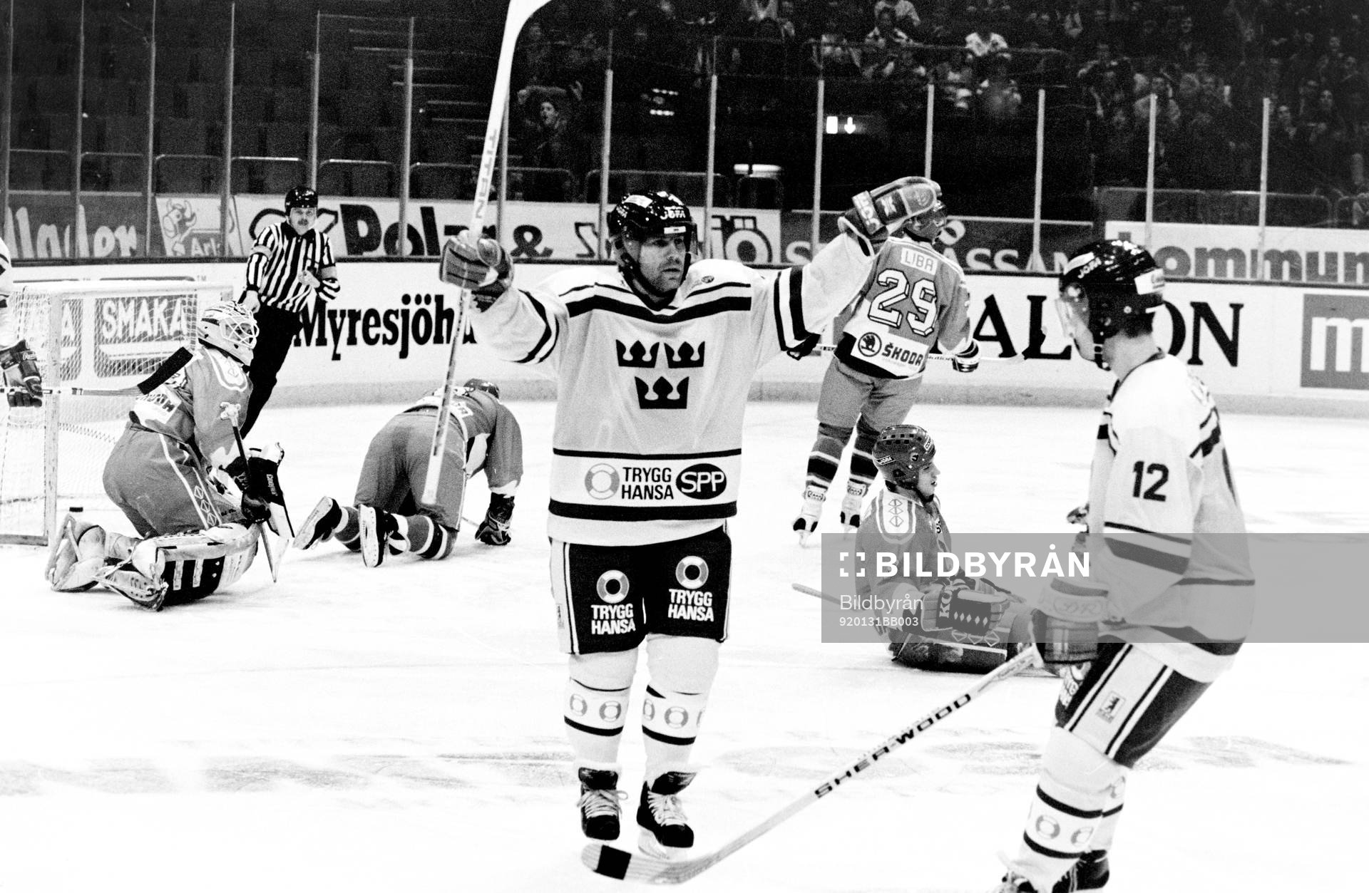 Ishockey, Sweden Hockey Games, Sverige - Tjeckoslovakien,