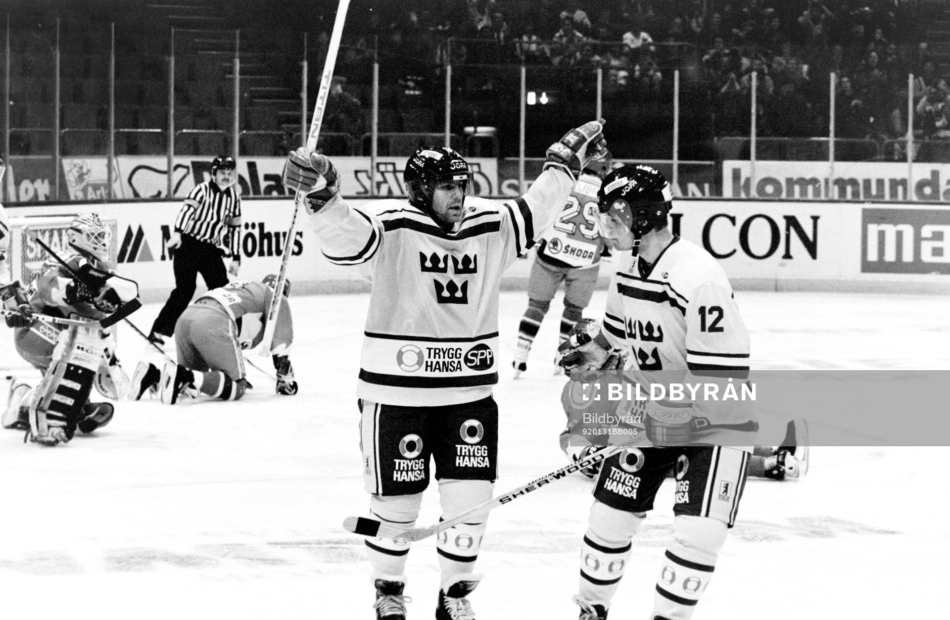 Ishockey, Sweden Hockey Games, Sverige - Tjeckoslovakien,