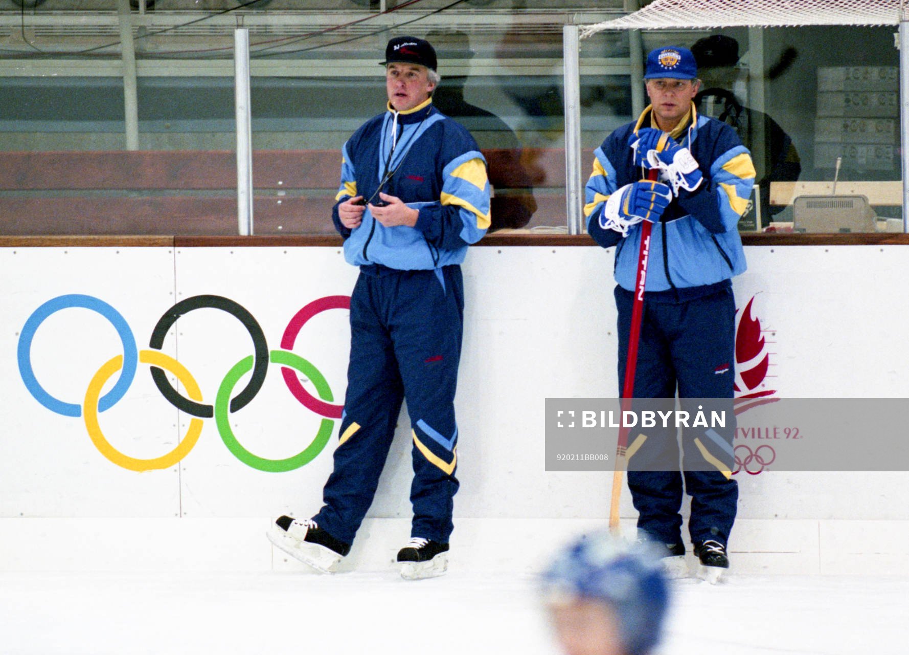 Curt Lundmark och Conny Evensson, förbundskapten