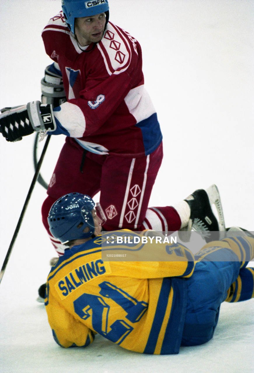 Börje Salming, Sverige och Robert Svehla, Tjeckoslovakien