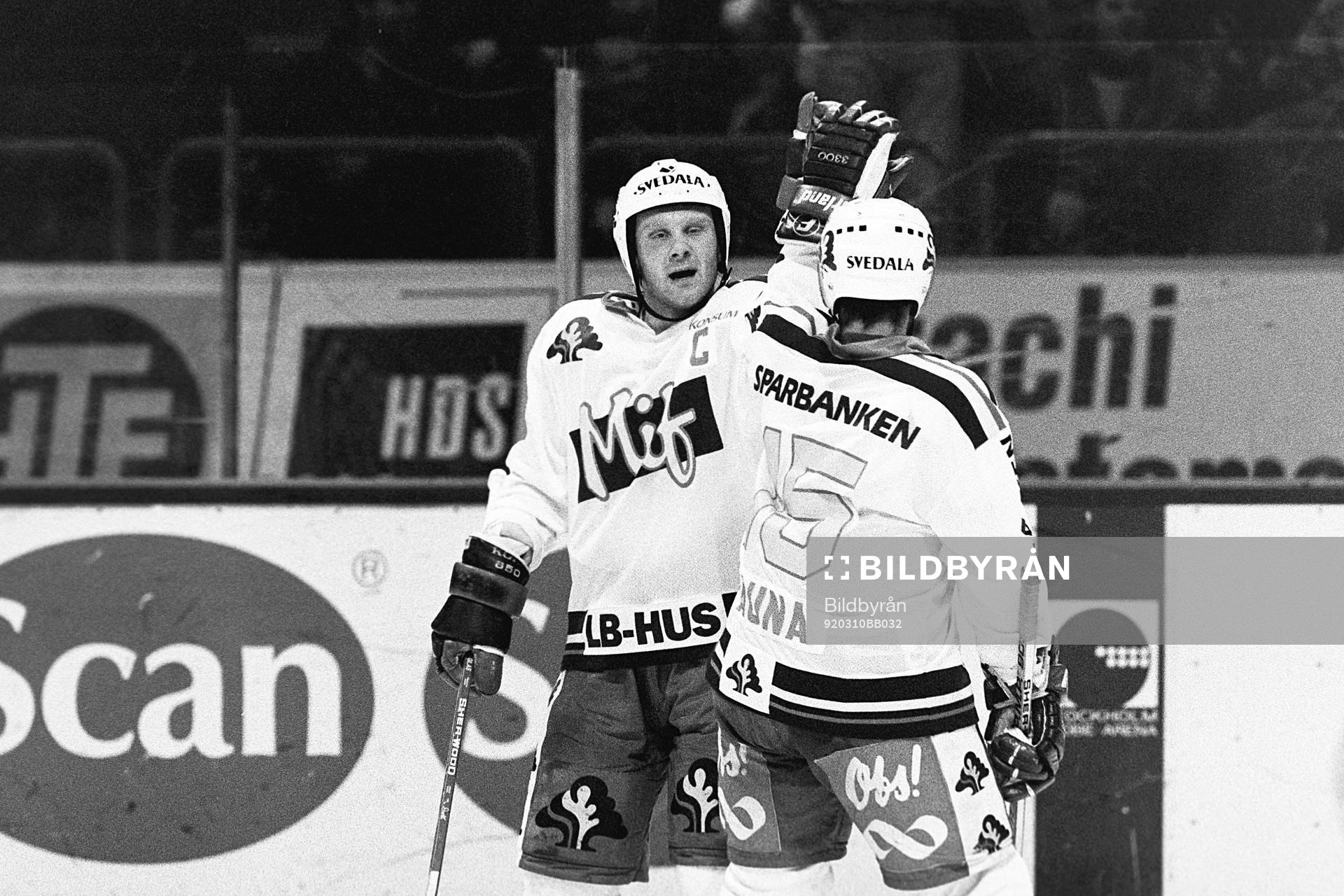 Peter Andersson och Matti Pauna, Malmö jublar