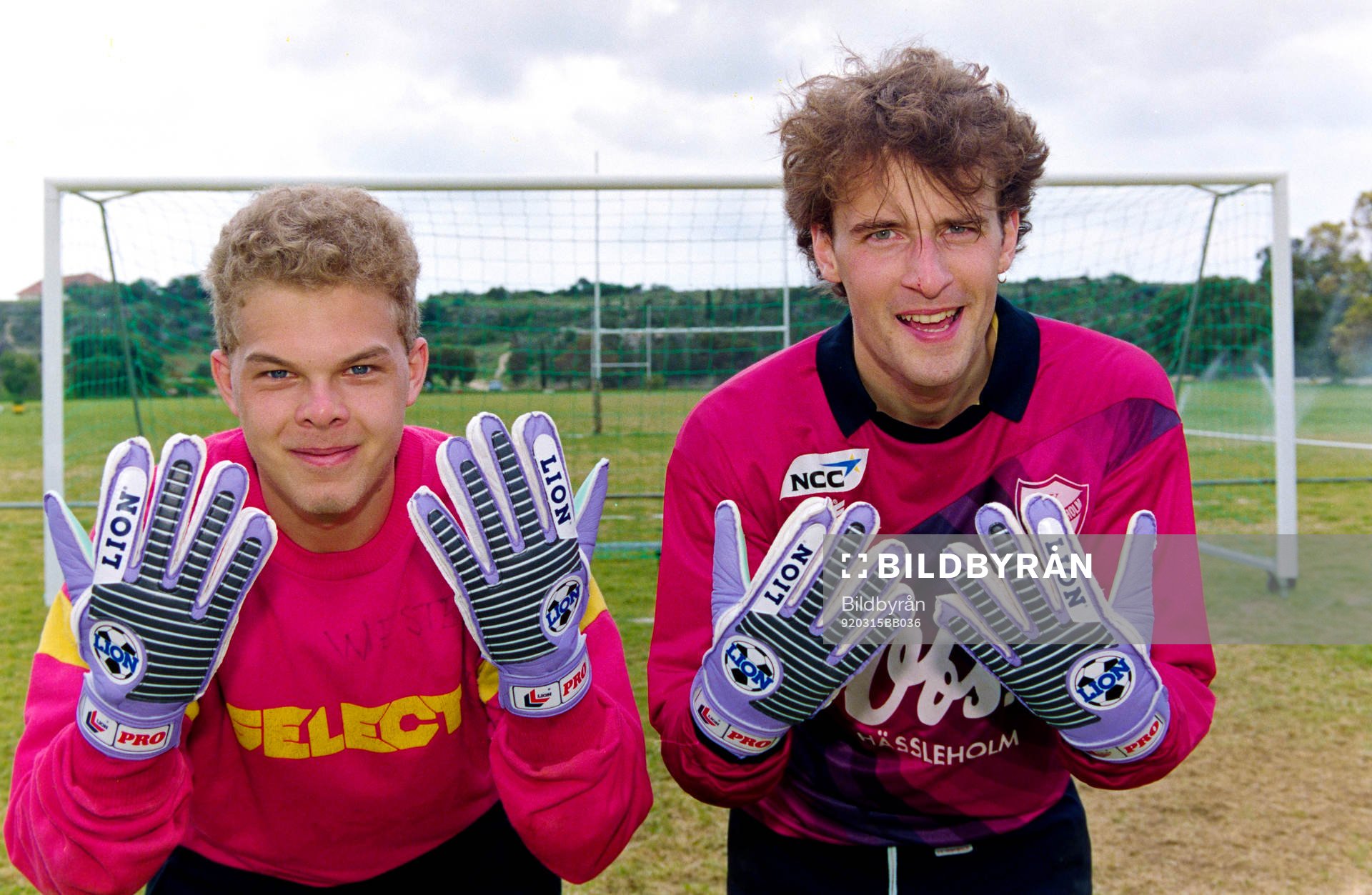 Thomas Westesson och Ulf Jacobsson, målvakter i Hässleholm