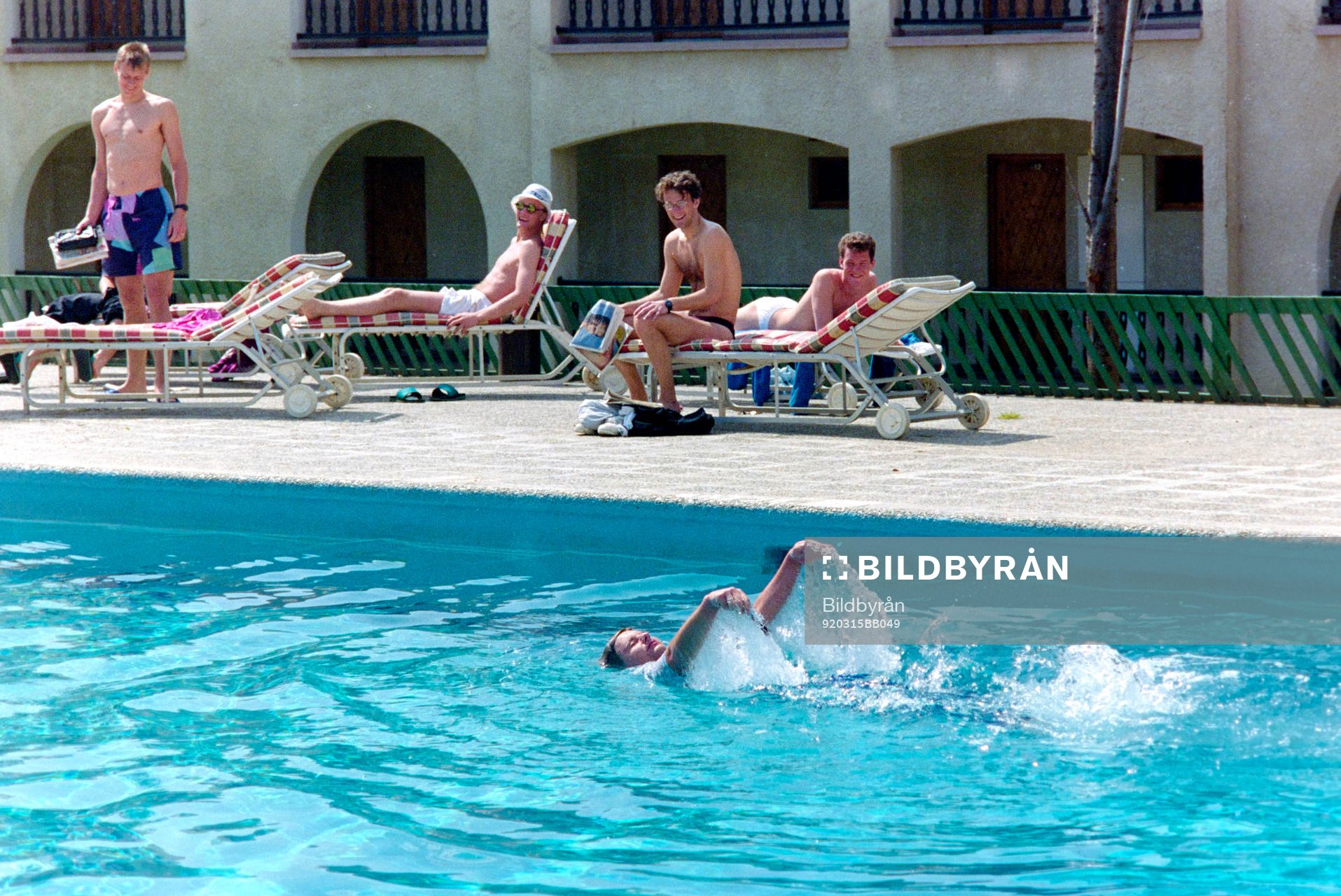 Peter Swärdh i poolen