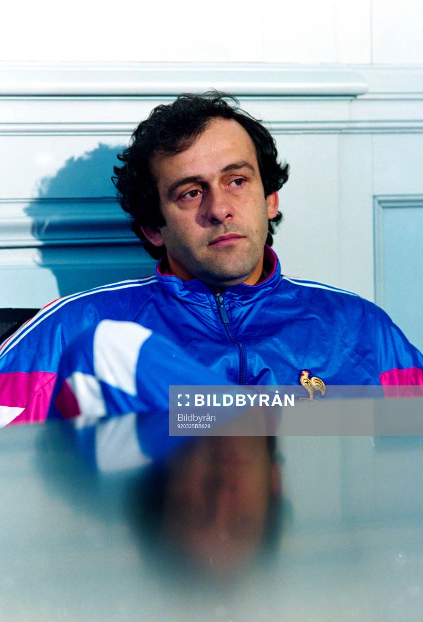 Michel Platini, förbundskapten i Frankrike