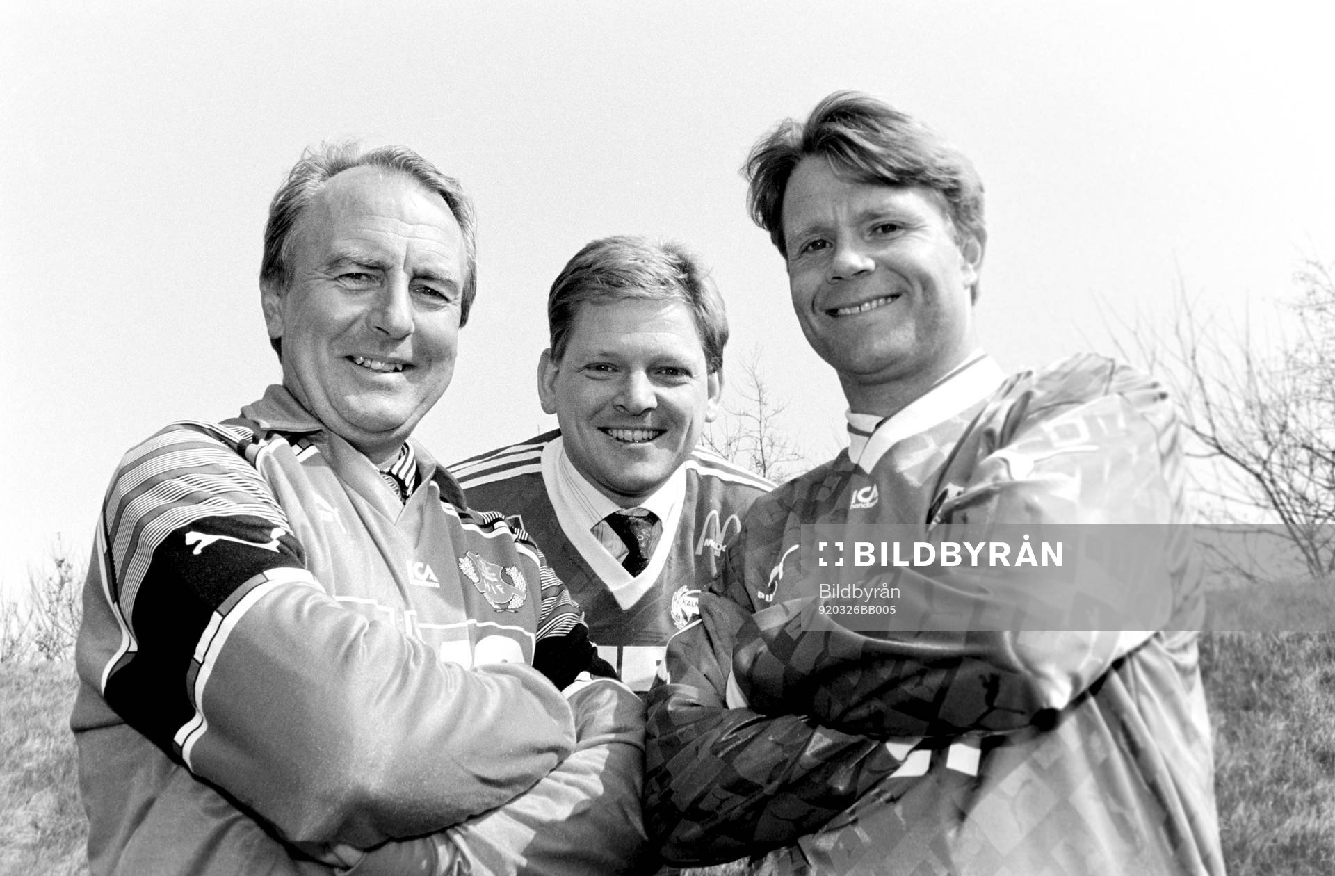 Bo Nilsson, Helsingborg, Alf Westerberg, Kalmar FF och Mats