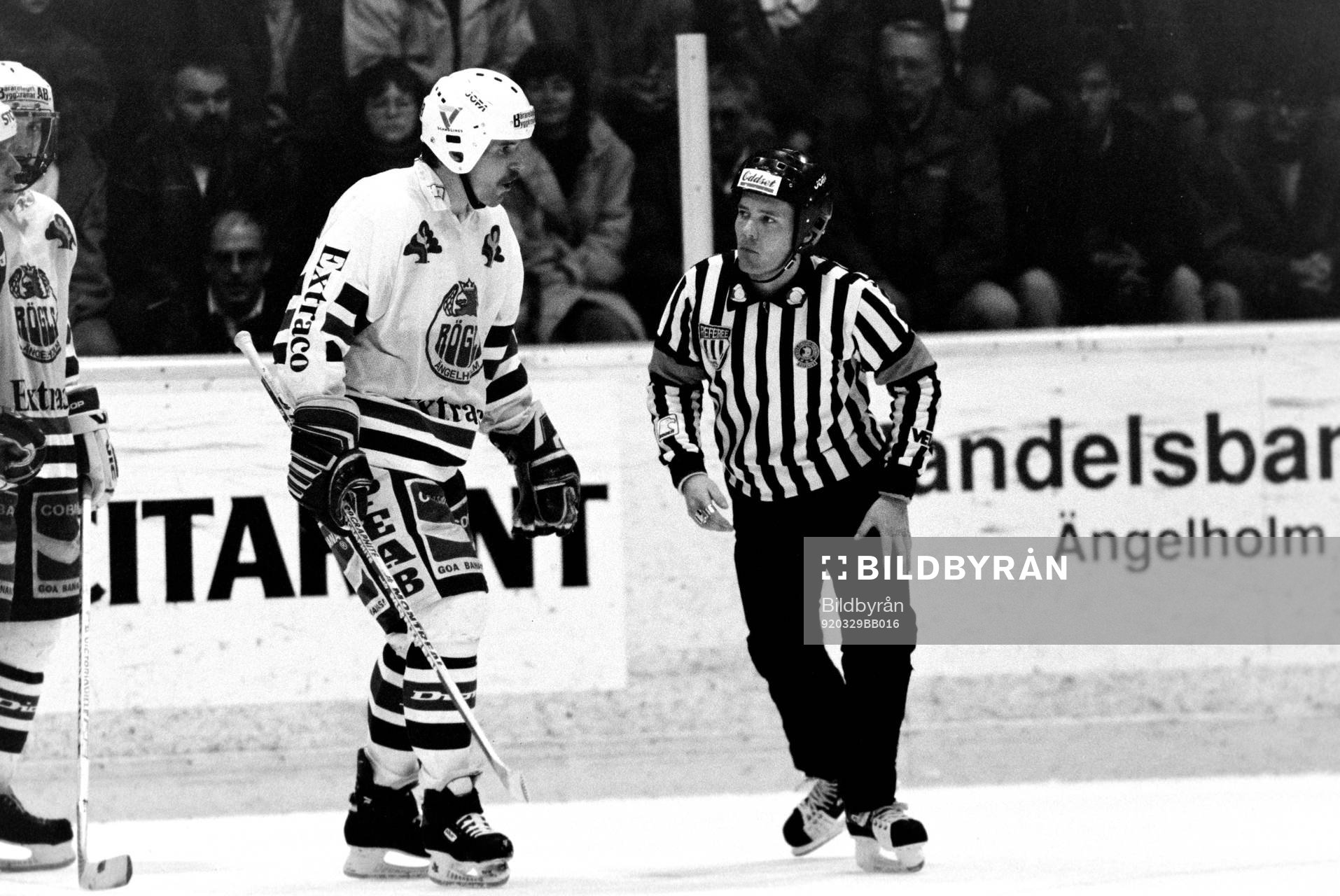 Kari Eloranta, Rögle och domare Thomas Andersson, Gävle