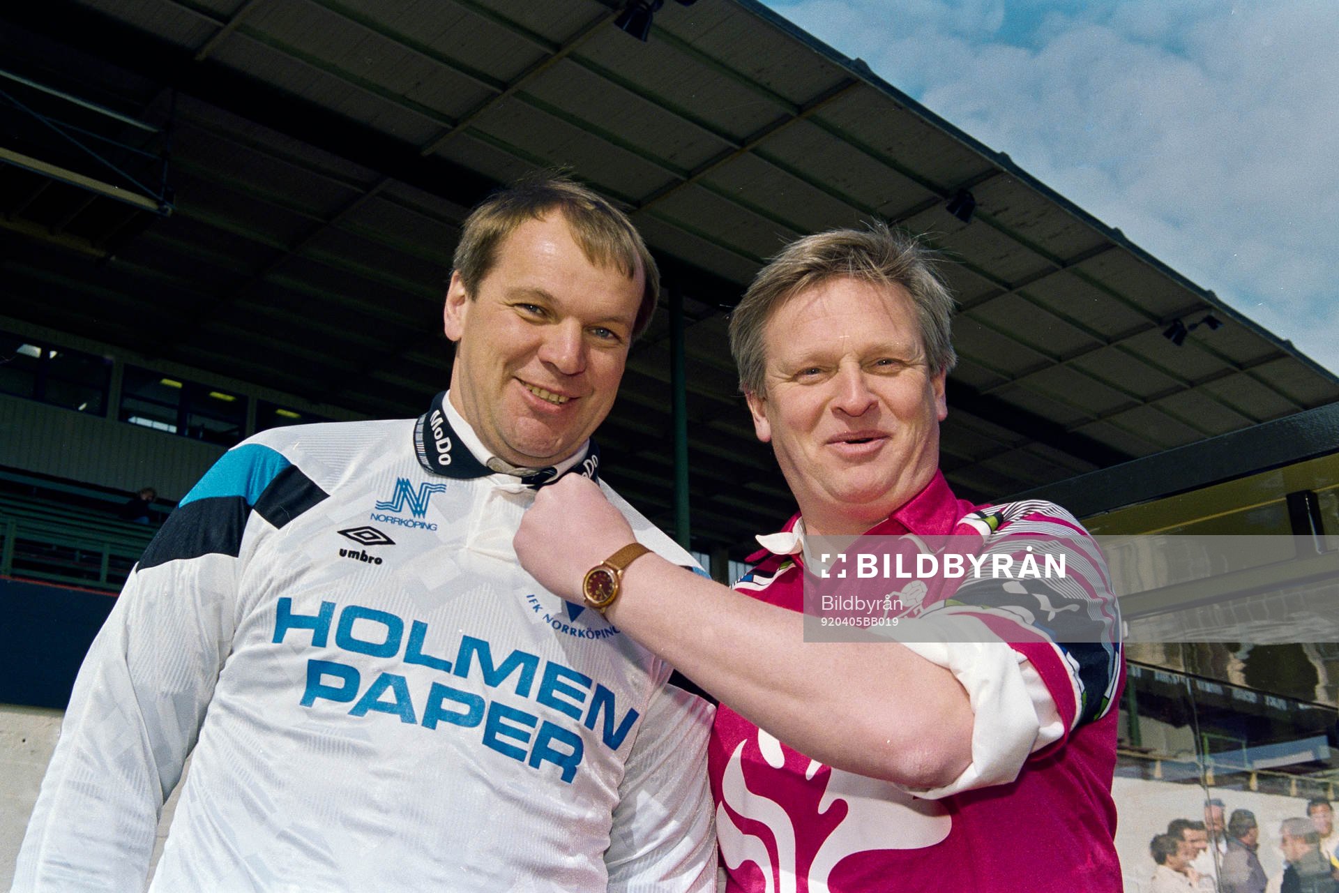 Sanny Åslund, Norrköping och Hans Backe, Öster