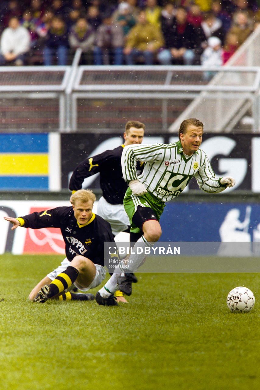 Magnus Johansson, Västra Frölunda och Peter Larsson, AIK