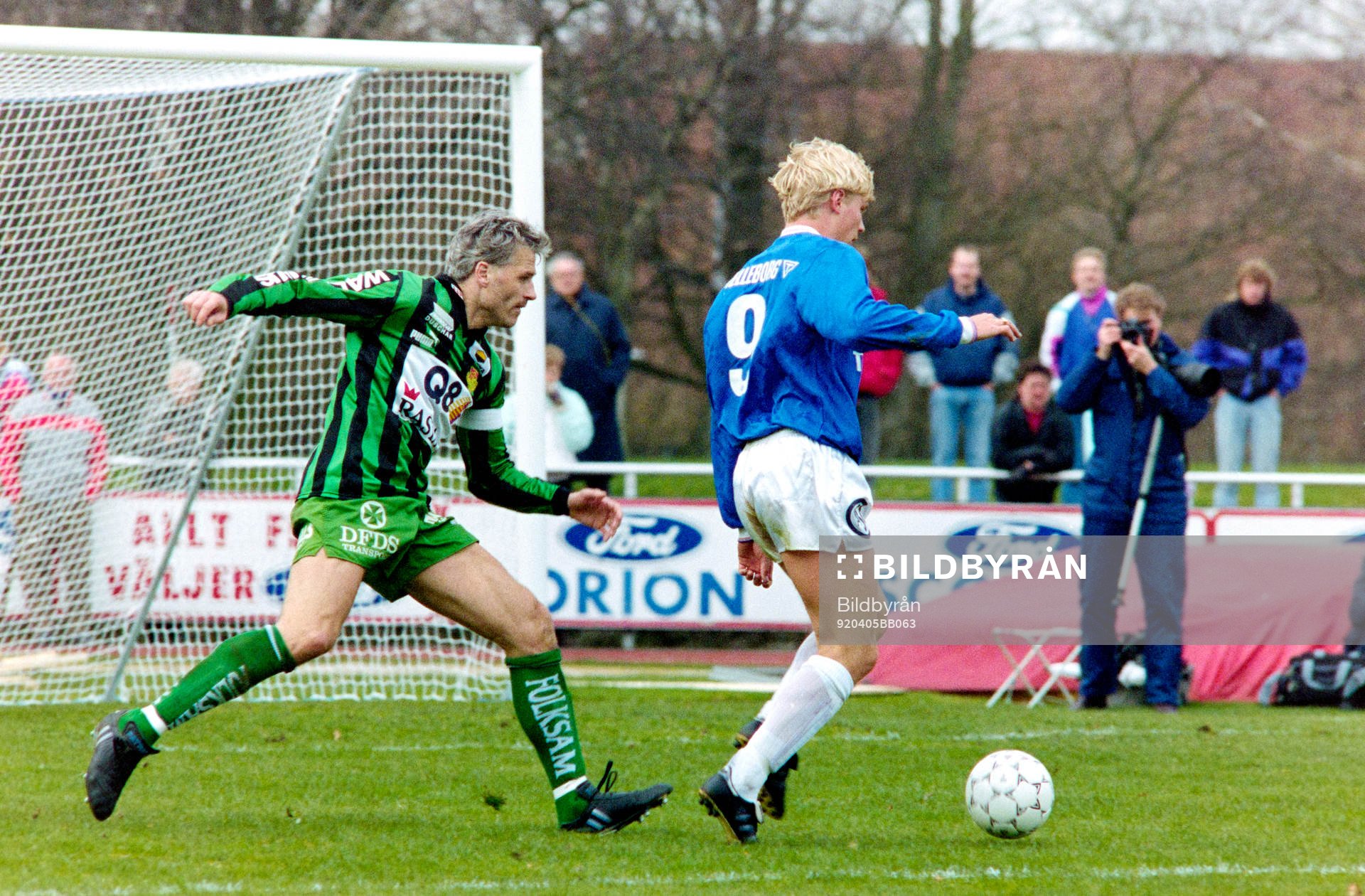 Mats Lilienberg, Trelleborg tar sig förbi Glenn Hysèn,