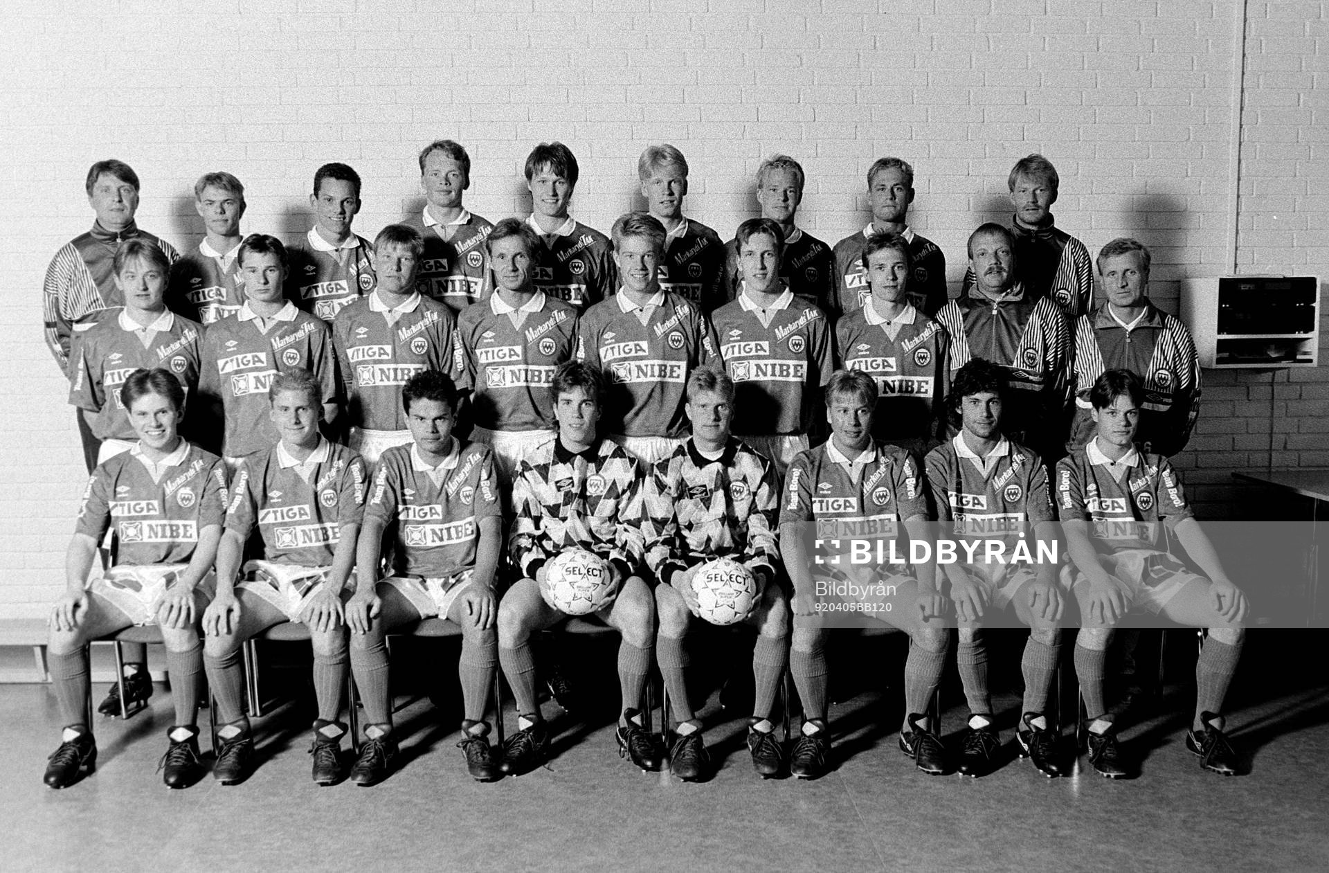 Fotboll, Div 2 Södra Götaland, Markaryd: Markaryds trupp.
