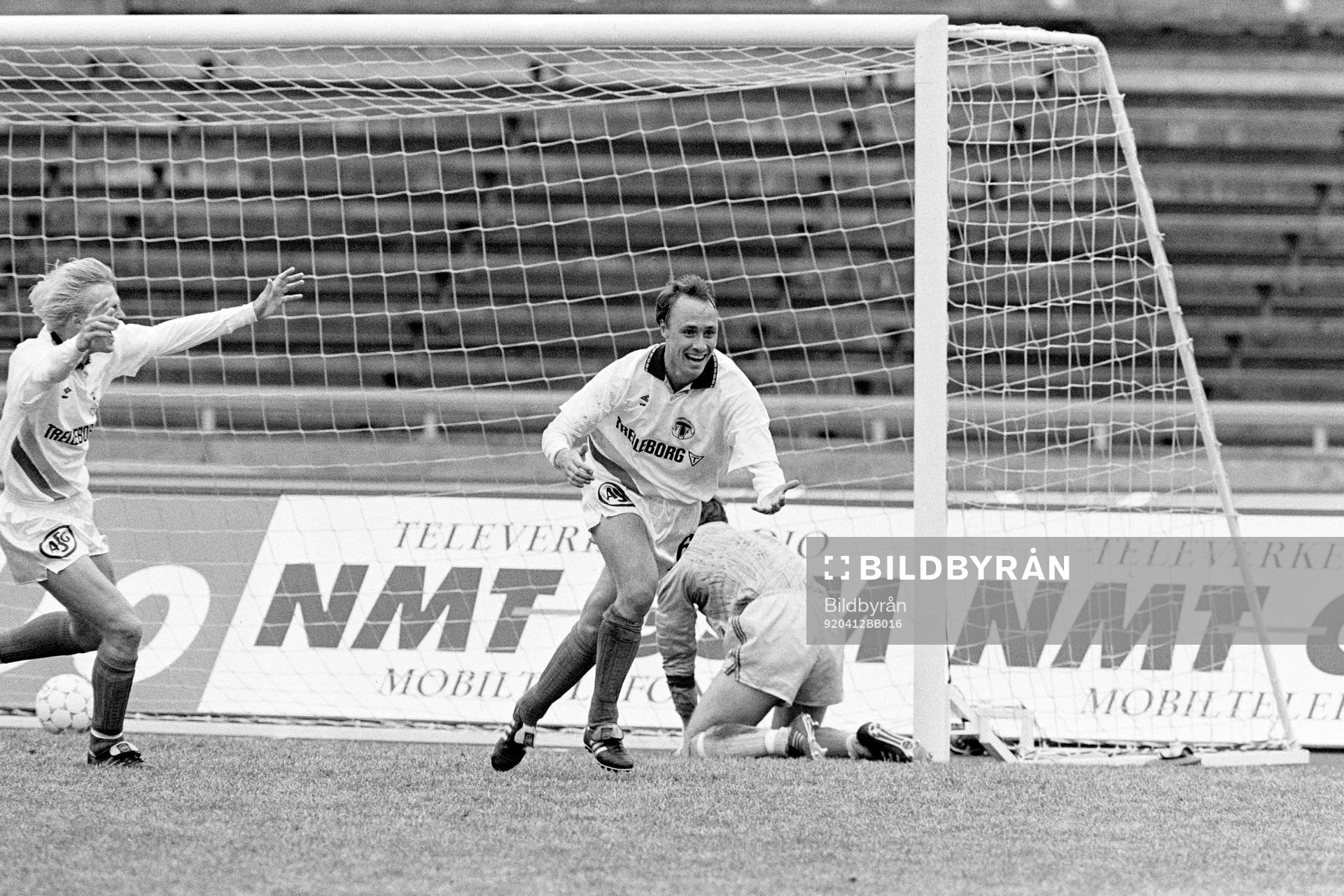 Mats Lilienberg och Mikael Rasmusson, Trelleborg jublar