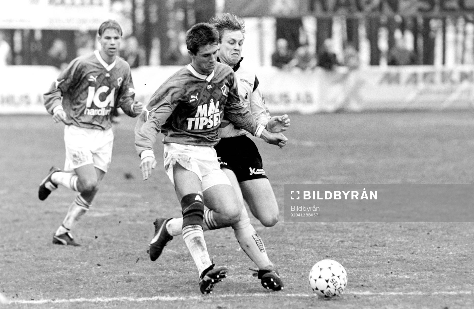 Fotboll, Div 1 Södra, Mjällby - Halmstad, 1-0