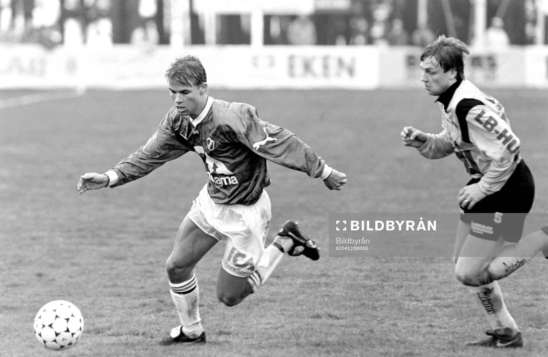 Fotboll, Div 1 Södra, Mjällby - Halmstad, 1-0: Niclas Alexandersson, Halmstad.