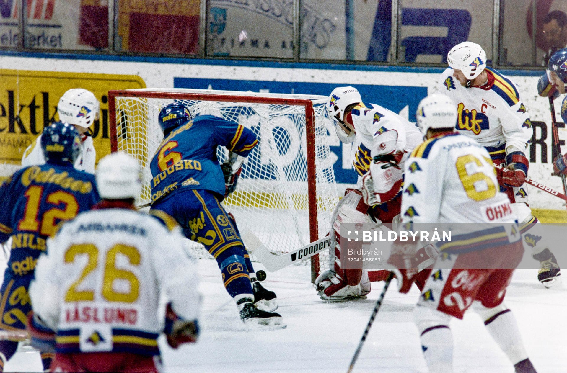 Anders Huusko, Djurgården gör mål på Peter Lindmark,