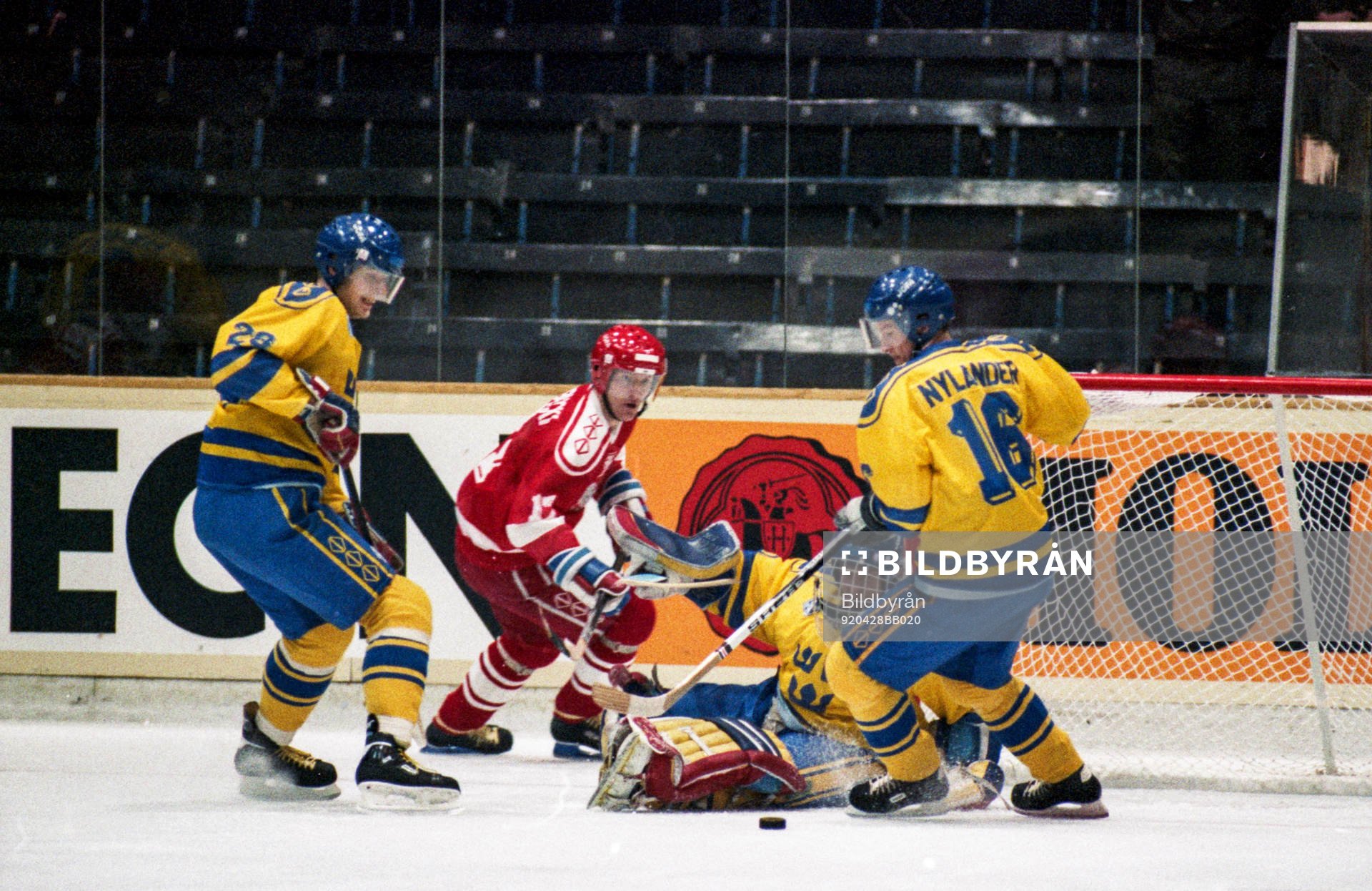 Anders Huss, Michael Nylander och Tommy Söderström,