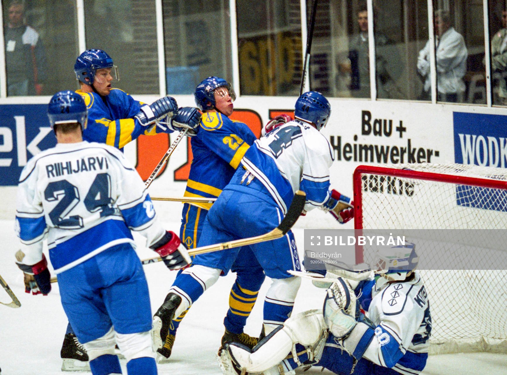 Mats Sundin och Peter Forsberg, Sverige oroar Markus