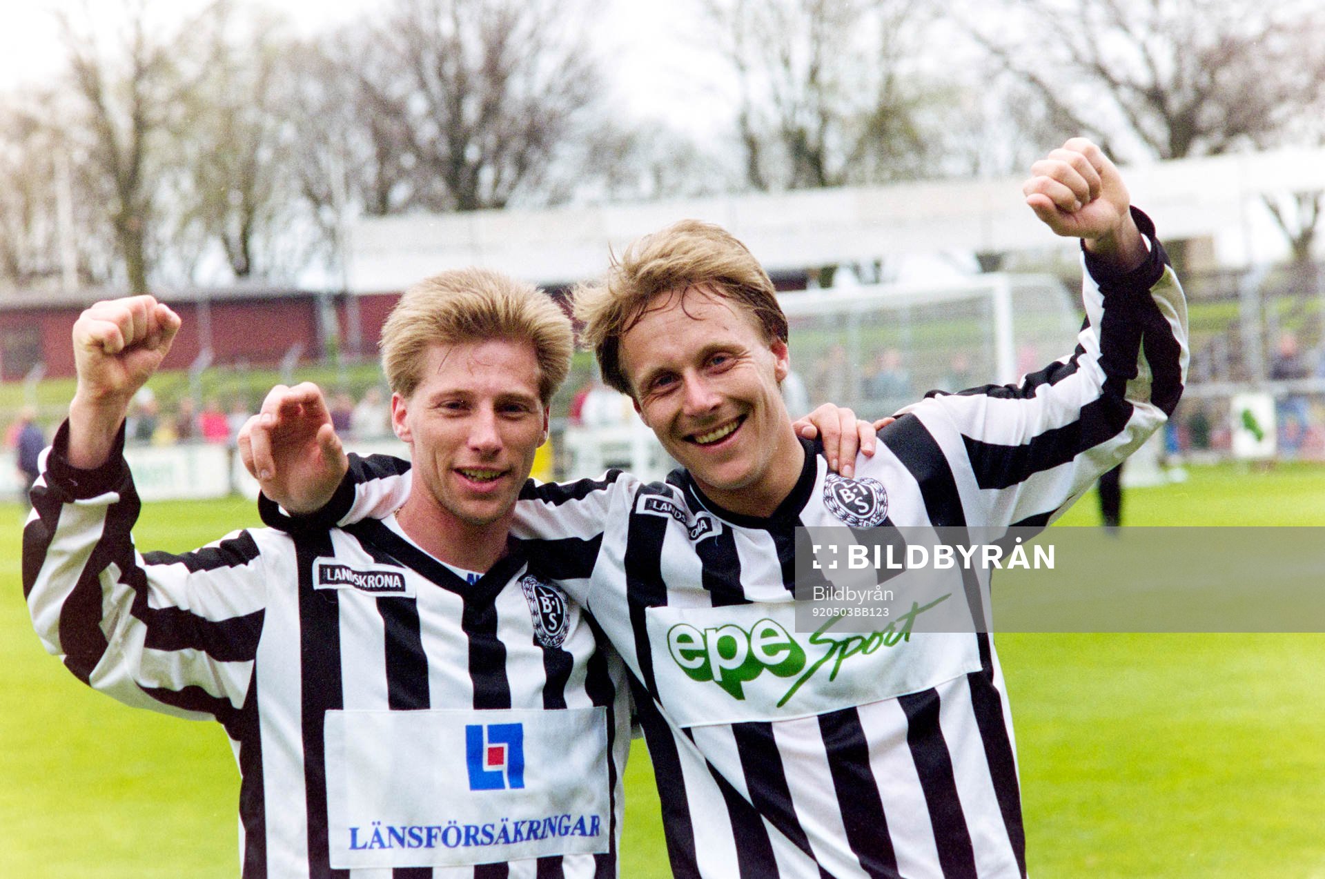 Thomas Gustavsson och Mats Andersson, Landskrona jublade
