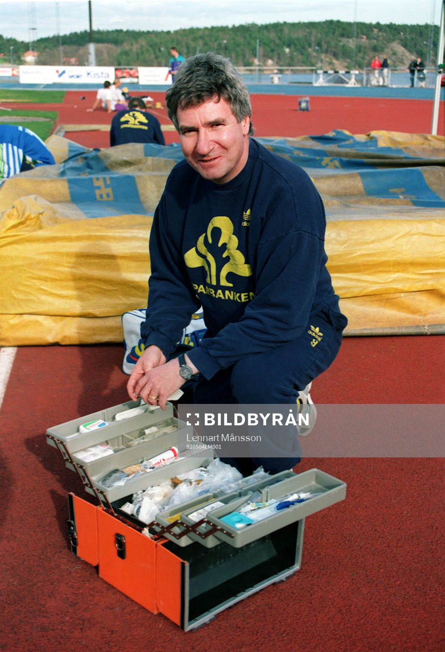 Jan Ekstrand, landslagsläkare (läkare), Sverige