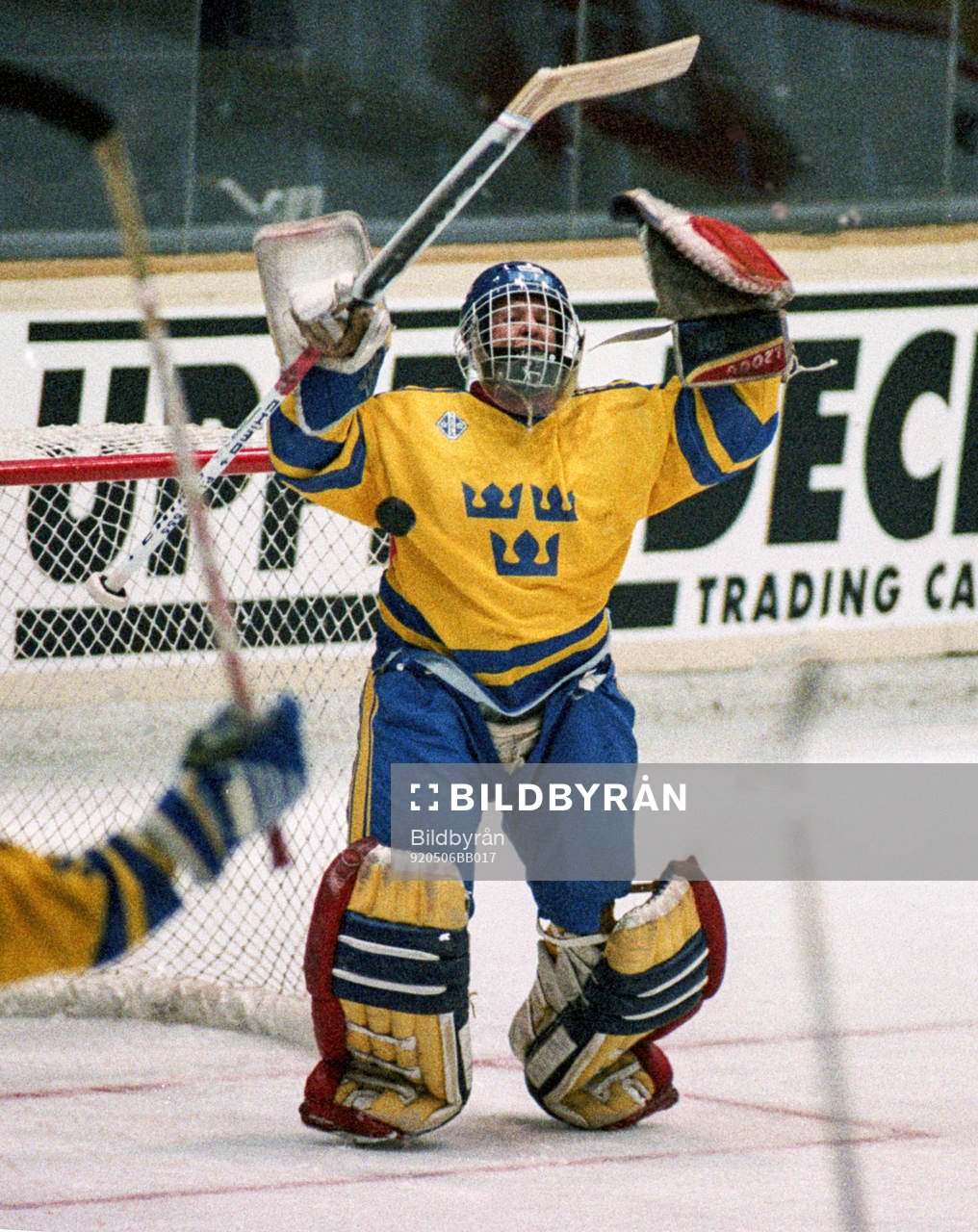 Tommy Söderström, målvakt, Sverige jublar