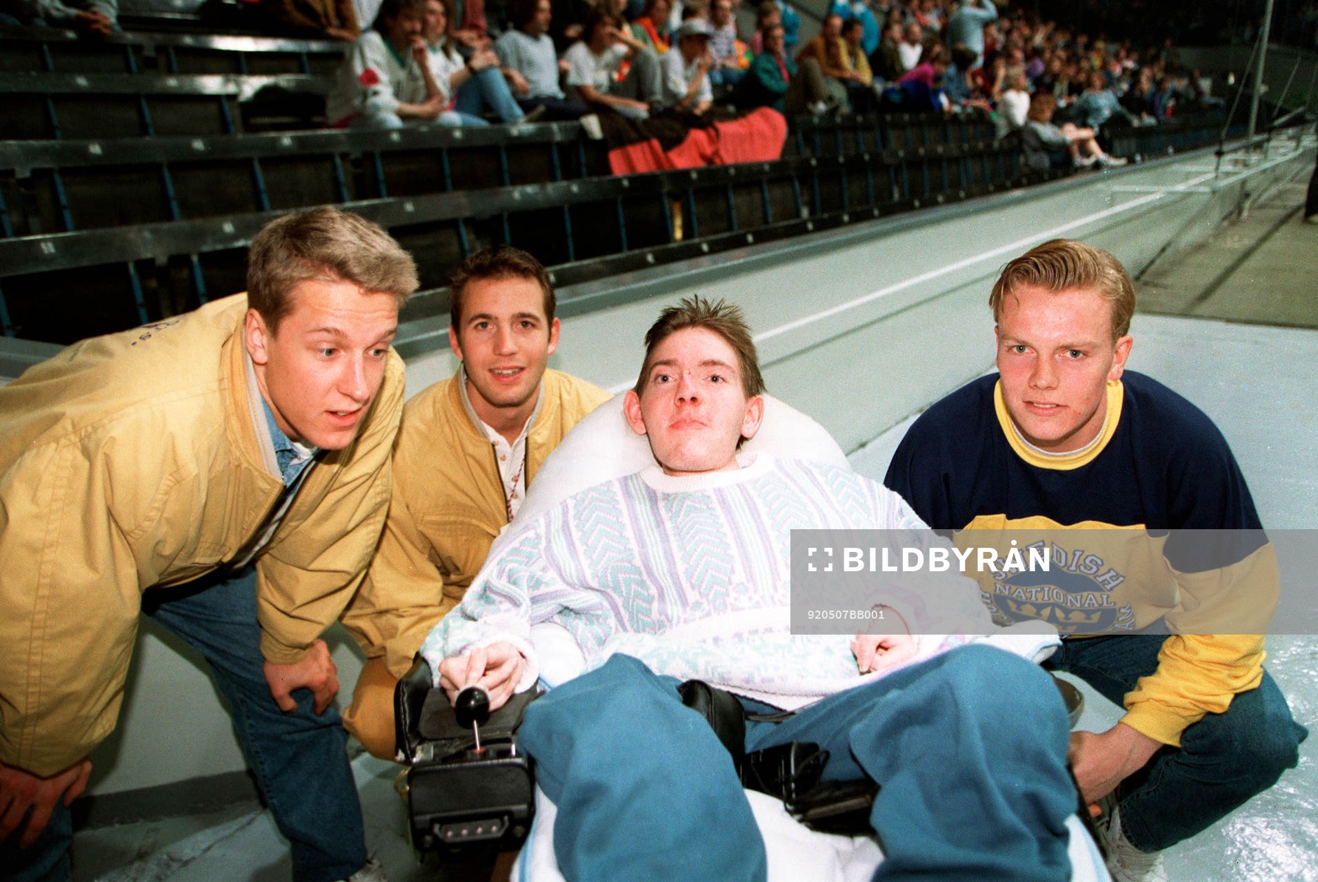 Tommy Söderström, Roger Hansson och Mats Sundin, Sverige