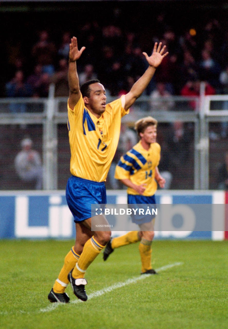Martin Dahlin, Sverige, jubel
