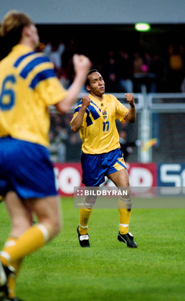Martin Dahlin, Sverige, jubel
