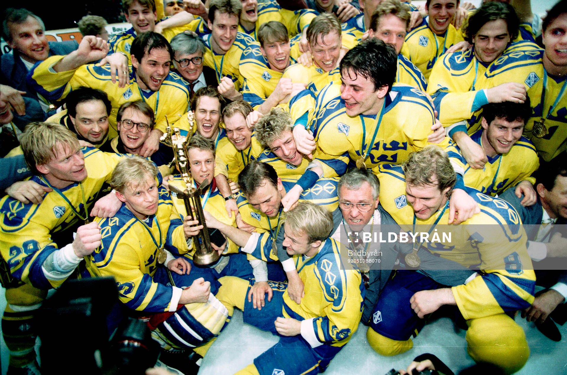 Curt Lundmark förbundskapten, längst upp till vänster.