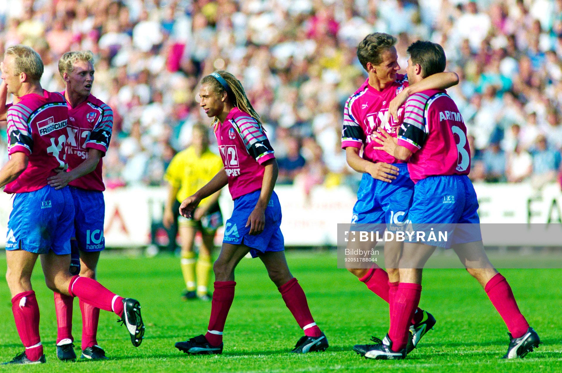 Mats Magnusson, Björn Lilius, Henrik Larsson och Mikael
