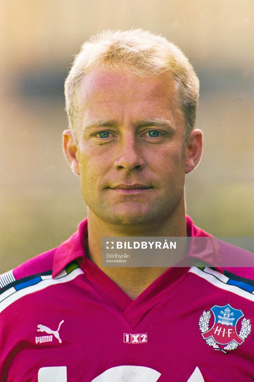 Mats Magnusson, nyförvärv i HIF tröjan